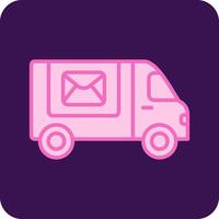 Postal Delivery Vecto Icon vector