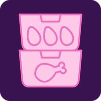 Food Containers Vecto Icon vector