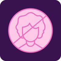 Person Not Allowed Vecto Icon vector