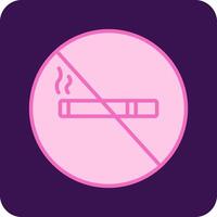 No Smoking Vecto Icon vector