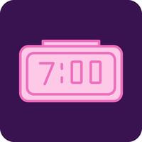 Digital Clock Vecto Icon vector