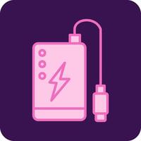 Power Bank Vecto Icon vector