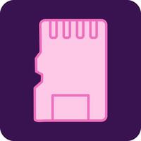 Sd Card Vecto Icon vector