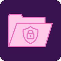 Secure Folder Vecto Icon vector
