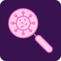 Virus Search Vecto Icon vector