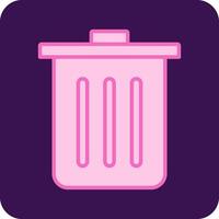 Dustbin Vecto Icon vector