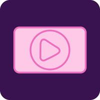 Video Player Vecto Icon vector