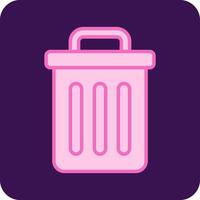 Trash Bin Vecto Icon vector