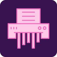 Paper Shredder Vecto Icon vector