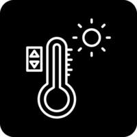 temperatura controlar vecto icono vector