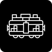 Train Cargo Vecto Icon vector