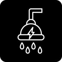 Power Shower Vecto Icon vector