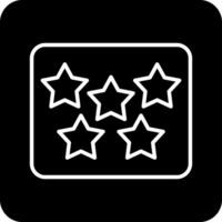 Five Star Vecto Icon vector