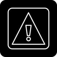 Caution Sign Vecto Icon vector