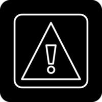 Caution Sign Vecto Icon vector