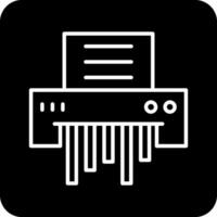 Paper Shredder Vecto Icon vector