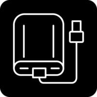 External Hard Drive Vecto Icon vector