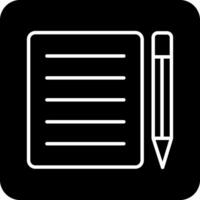 Note Pad Vecto Icon vector