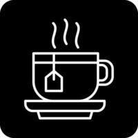 té taza vecto icono vector