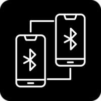 Phone Bluetooth Connected Vecto Icon vector