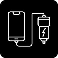 Car phone charging Vecto Icon vector