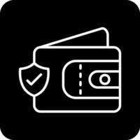 Wallet Secure Vecto Icon vector