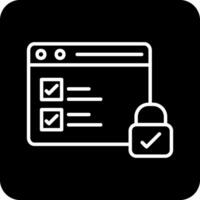 Secure Data Vecto Icon vector