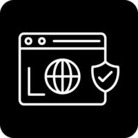 Secure  Browser Vecto Icon vector