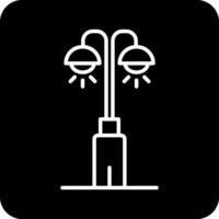 Park Lamp Vecto Icon vector