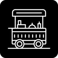 Food Cart Vecto Icon vector