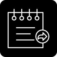 Notes Share Vecto Icon vector