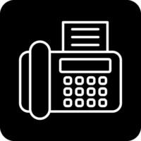 Fax Machine Vecto Icon vector