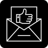 correo electrónico me gusta vecto icono vector