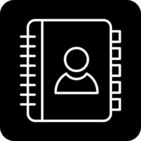 Contact Book Vecto Icon vector