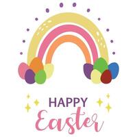 Happy easter day vector illustration