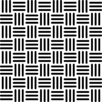 Black and white isolated knit vector repeat pattern, seamless repeating background tile, transparent