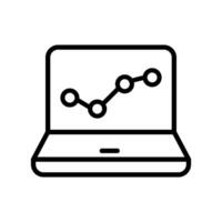 Data analysis icon vector. Data science illustration sign. Analytics symbol. Trading logo. vector