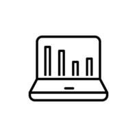 Data analysis icon vector. Data science illustration sign. Analytics symbol. Trading logo. vector