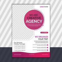 Corporate business flyer design vector