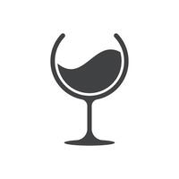 wine  glass juice logo vector