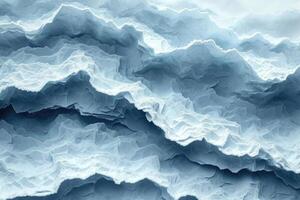 AI generated paper background with a blue tint, texture photo