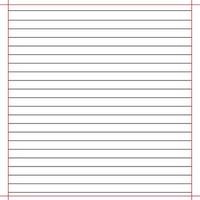 Lined paper from a notebook vector