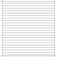 Lined paper from a notebook vector