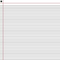 Lined paper from a notebook vector