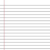 Lined paper from a notebook vector