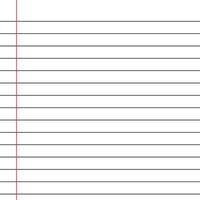 Lined paper from a notebook vector