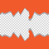 Set of torn paper sheets. Template for notes, banners, scraps, advertising. vector
