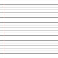 Lined paper from a notebook vector
