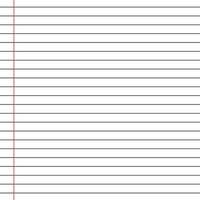 Lined paper from a notebook vector