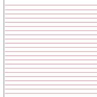 Lined paper from a notebook vector